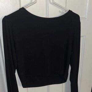 Classic Victoria Secret Black Crop Top